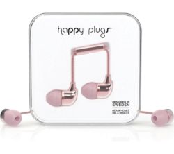 HAPPY PLUGS Deluxe Edition Headphones - Rose Gold